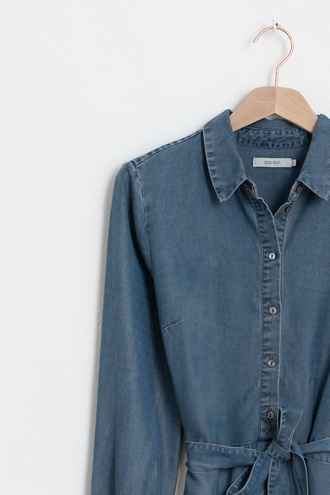 Maxi-Kleid im Denim Look