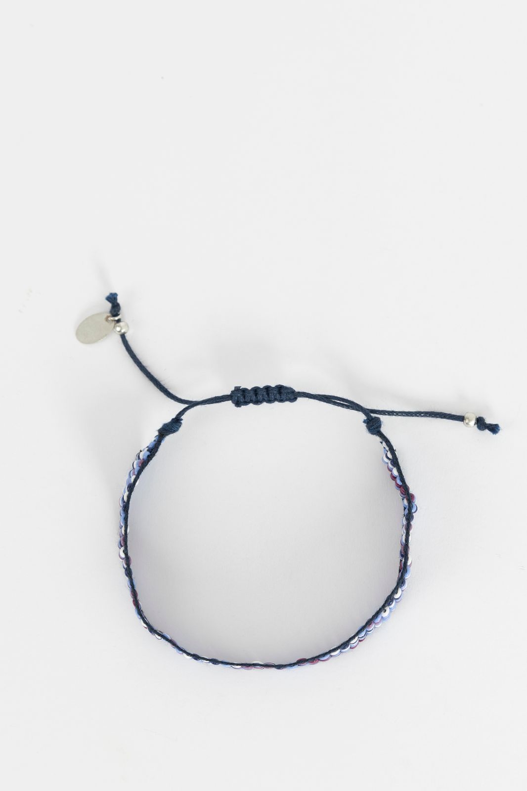 Bracelet en perles avec motif zigzag - multicolore