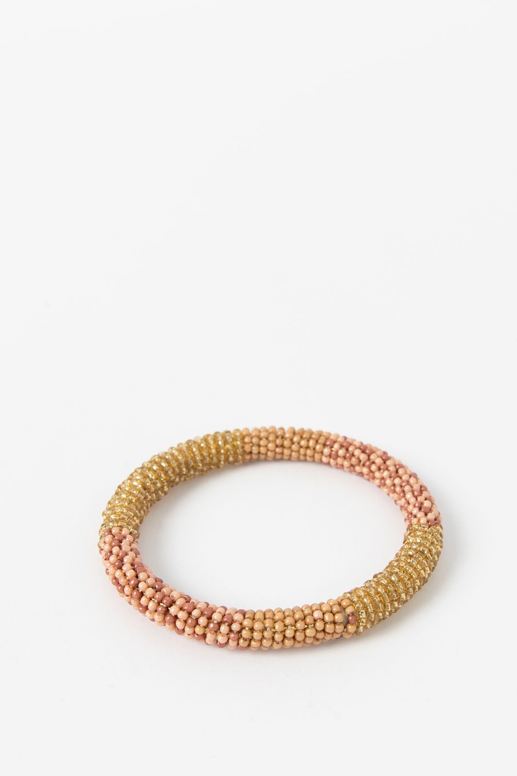 Bracelet avec perles - orange
