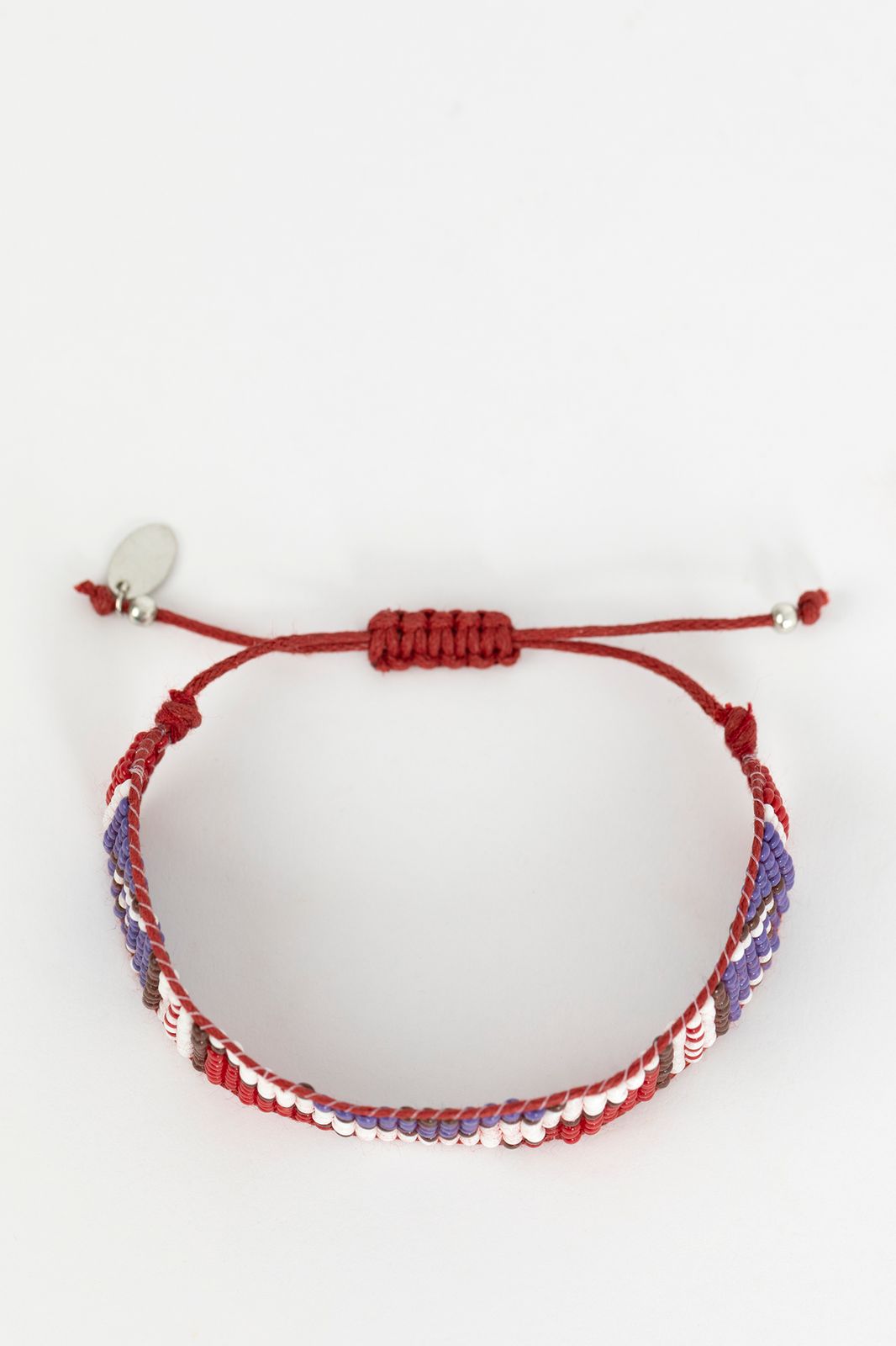 Bracelet en perles avec motif - multicolore