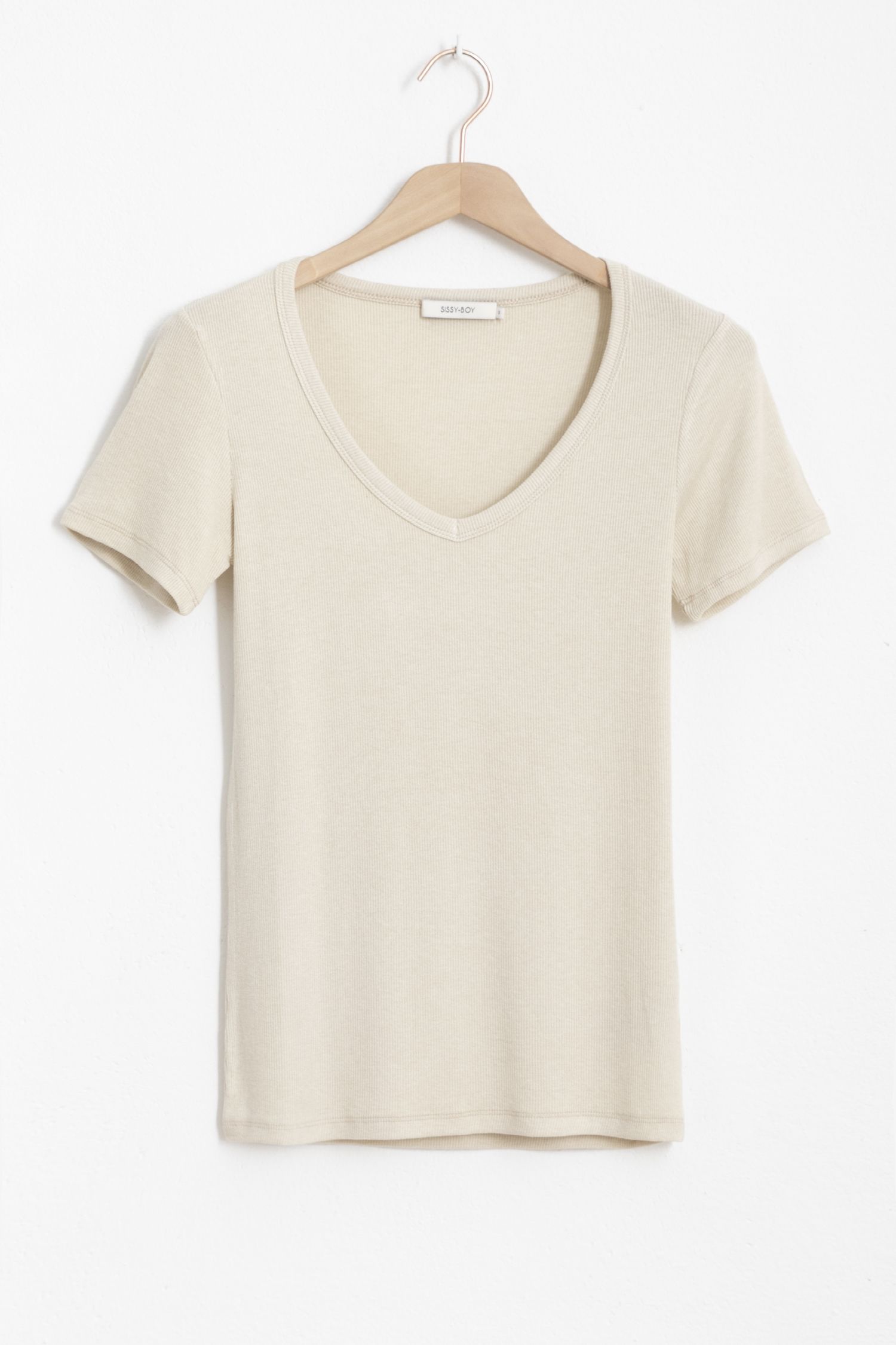 Creme t shirt discount dames