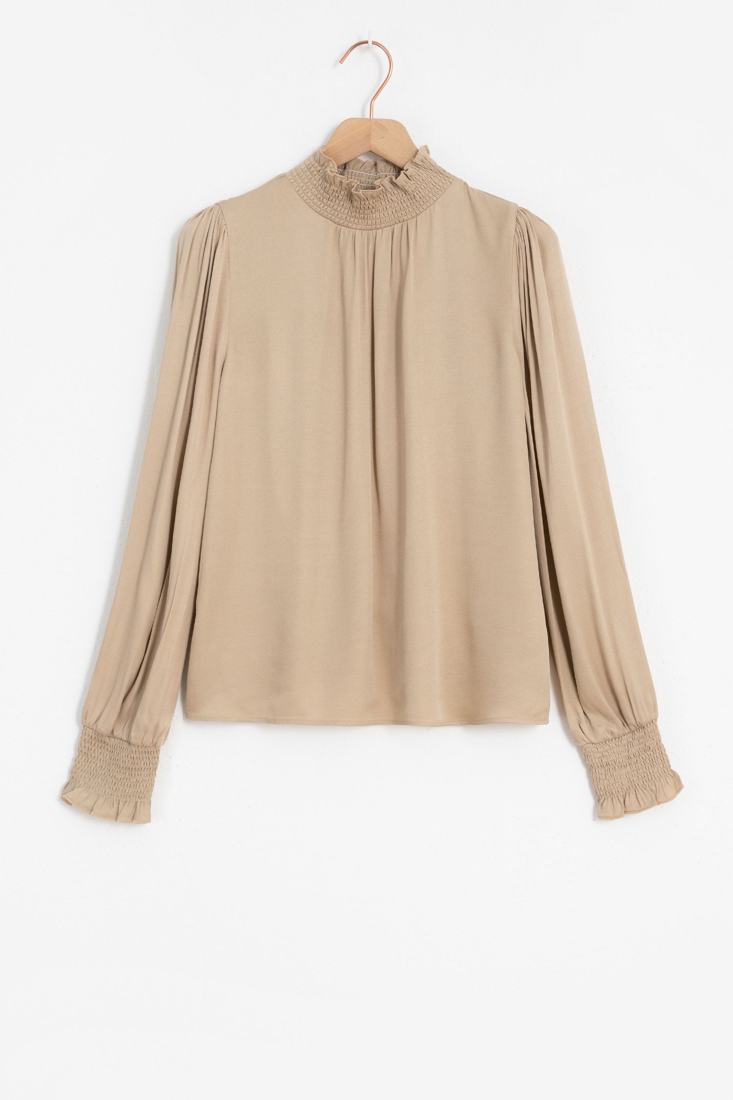 Beige top dames new arrivals