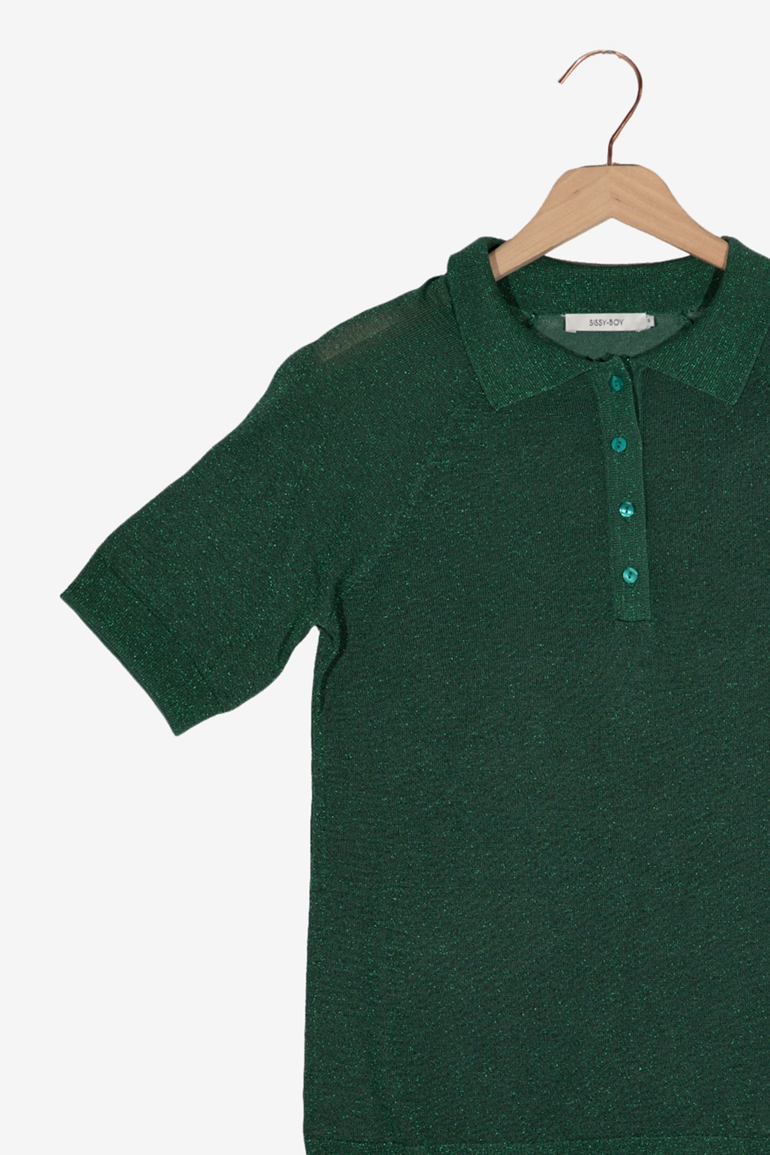 Groene knit polo - Dames | Sissy-Boy