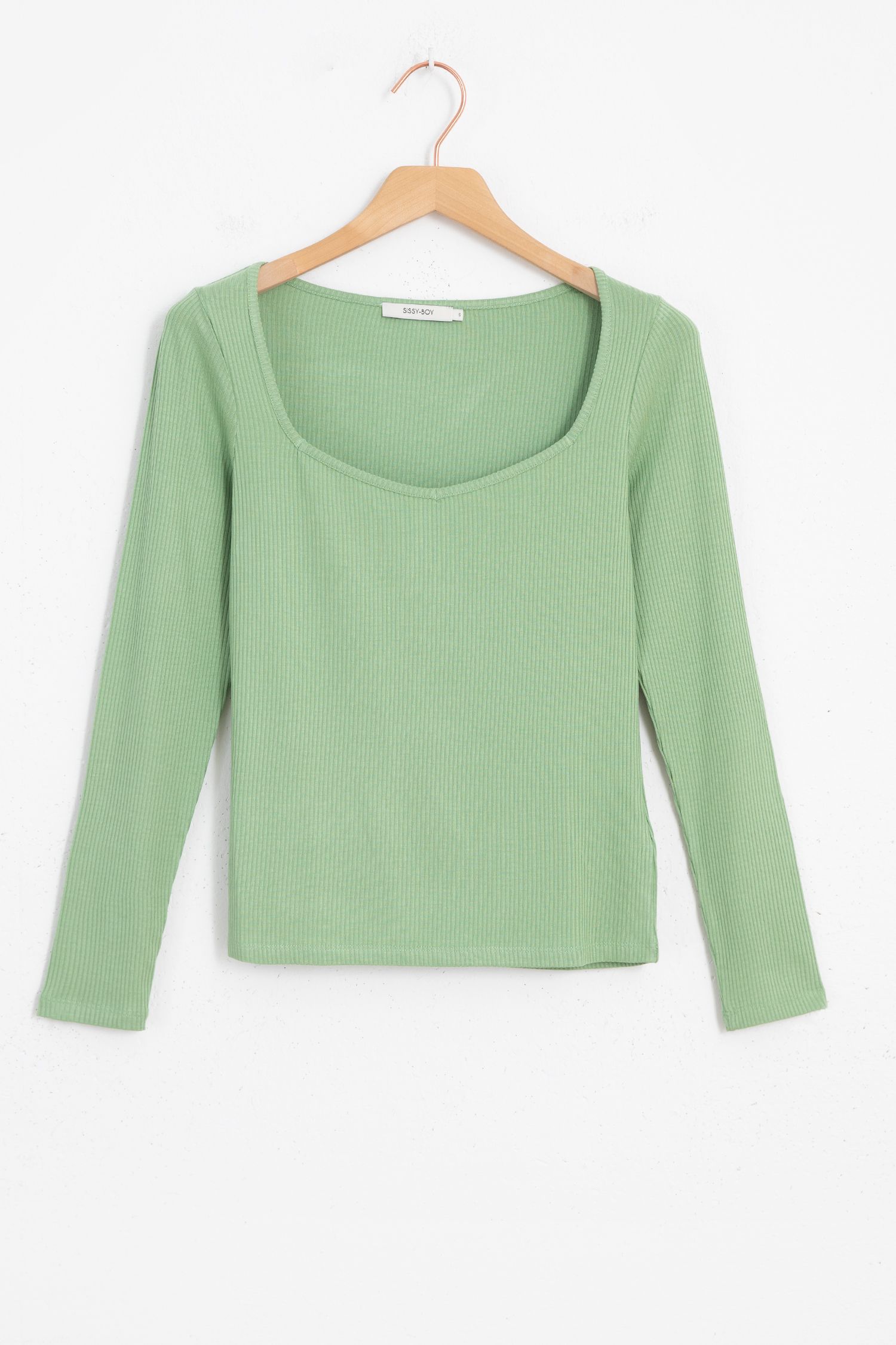 Longsleeve discount dames groen