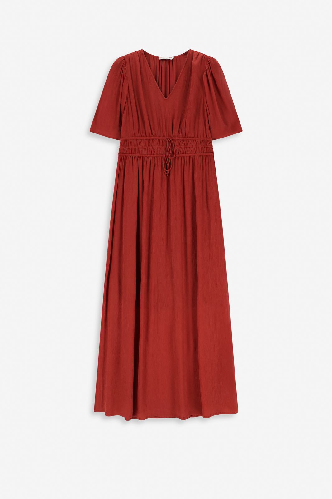 Robe longue- rouge foncé