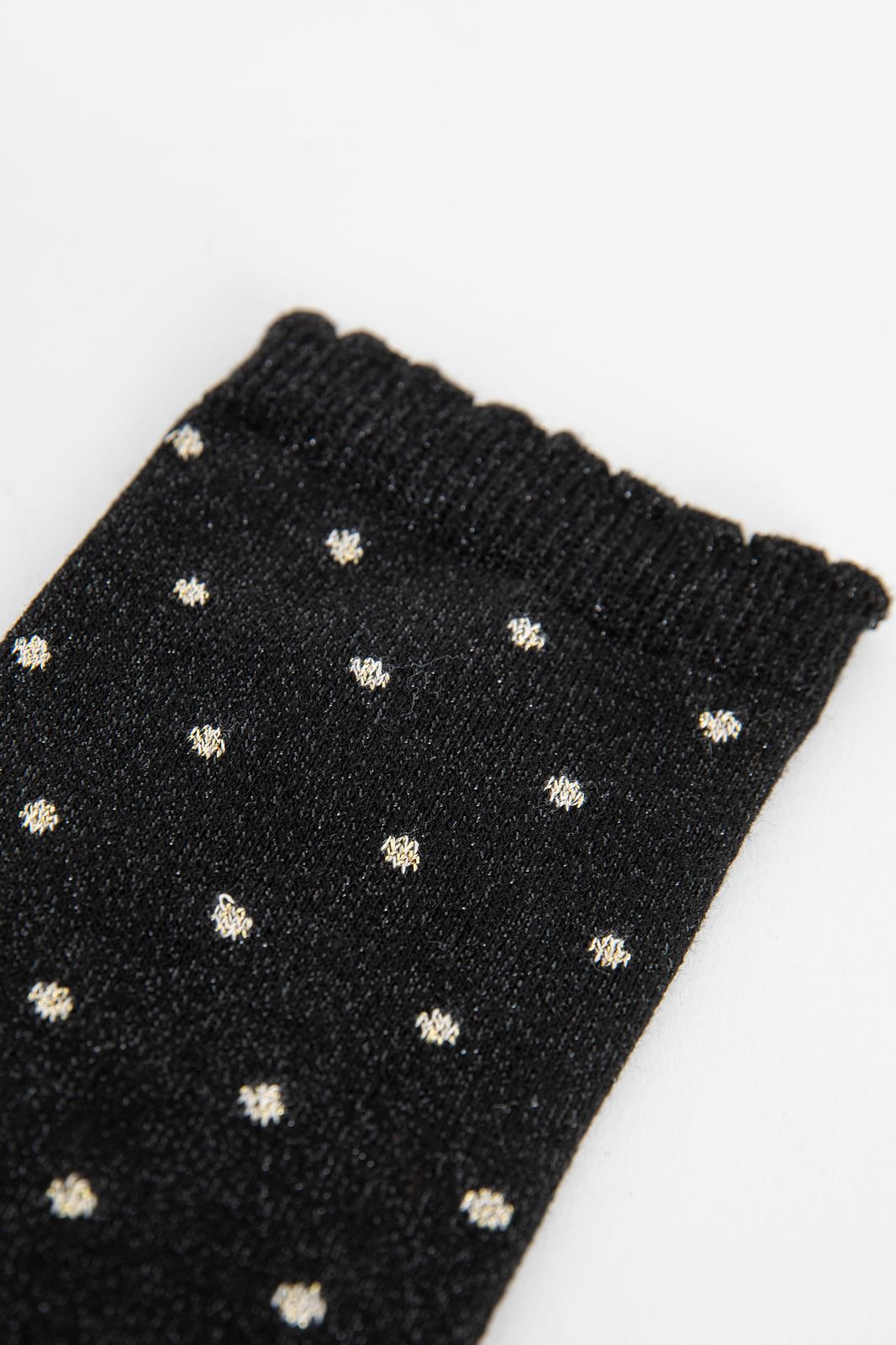 Trend Theoretisch Blauw Zwarte sokken met glitter stippen - Dames | Sissy-Boy