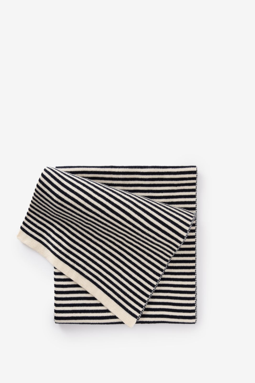 Gestreifter Schal - beige