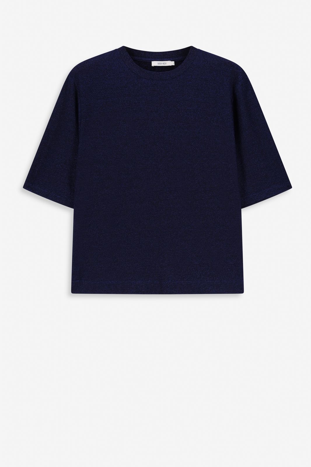 Top mit Schlitz - dunkelblau