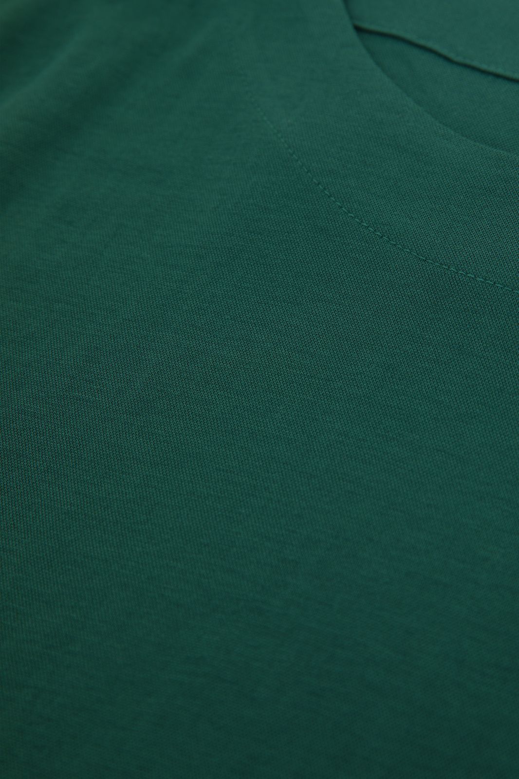Piqué-Kleid - dunkelgrün