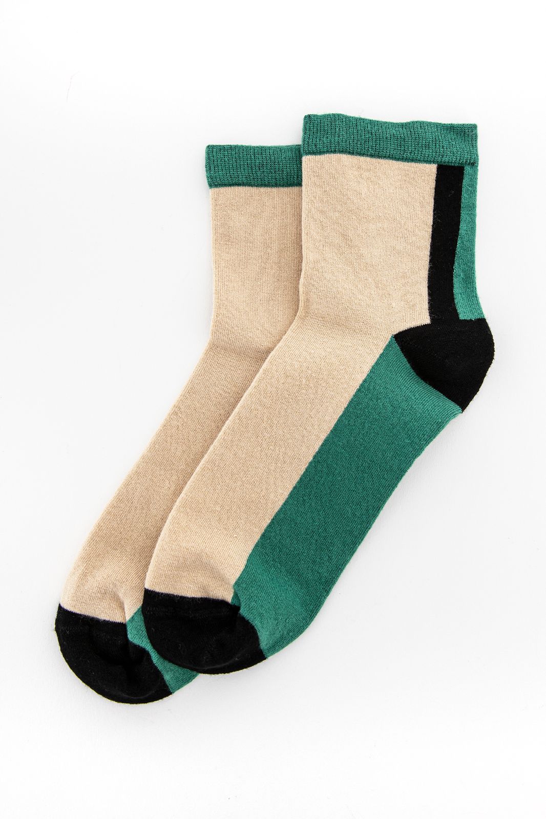 Socken mit Color Blocking-Design - mehrfarbig