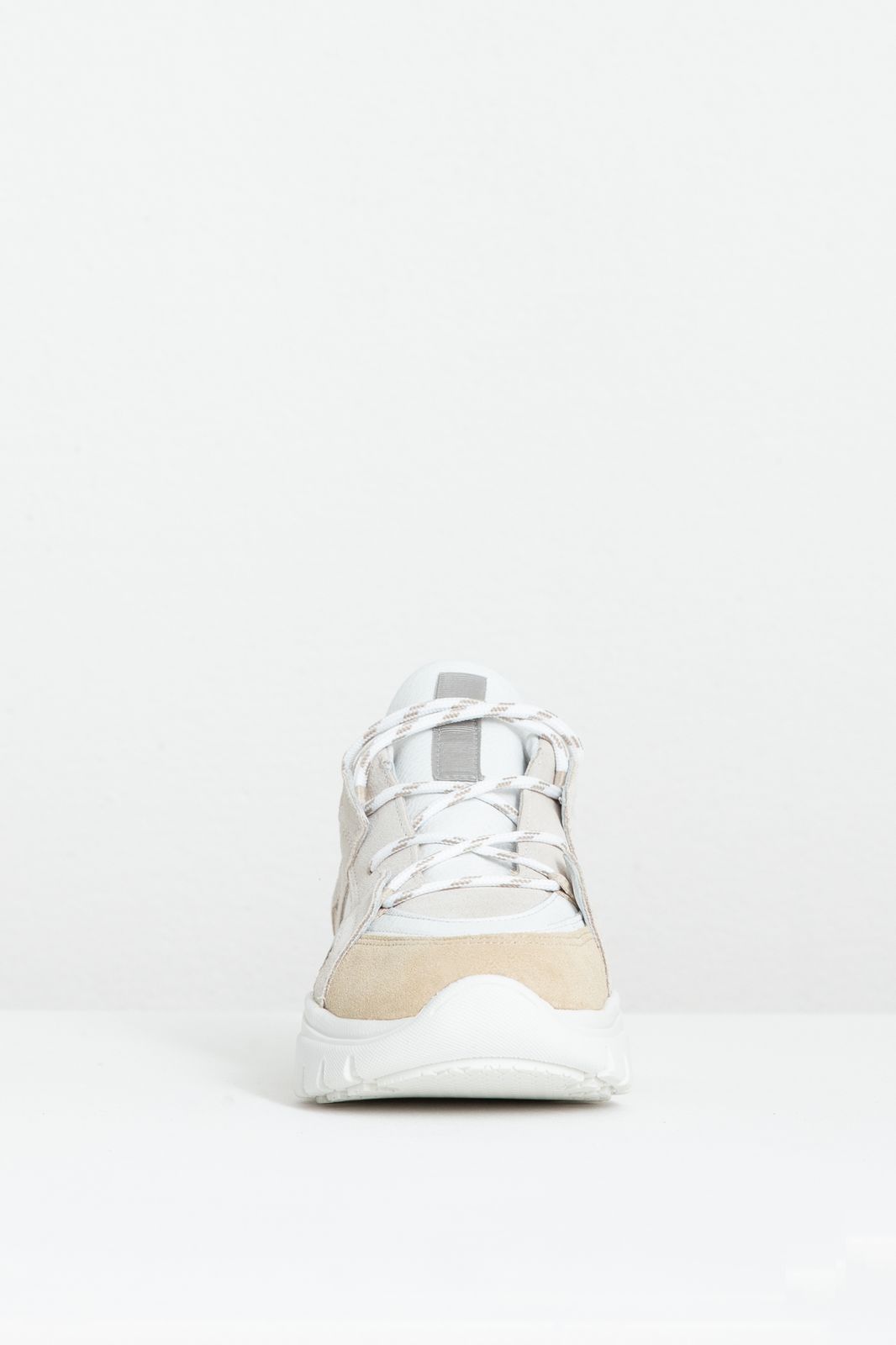 Sneaker - beige/weiß