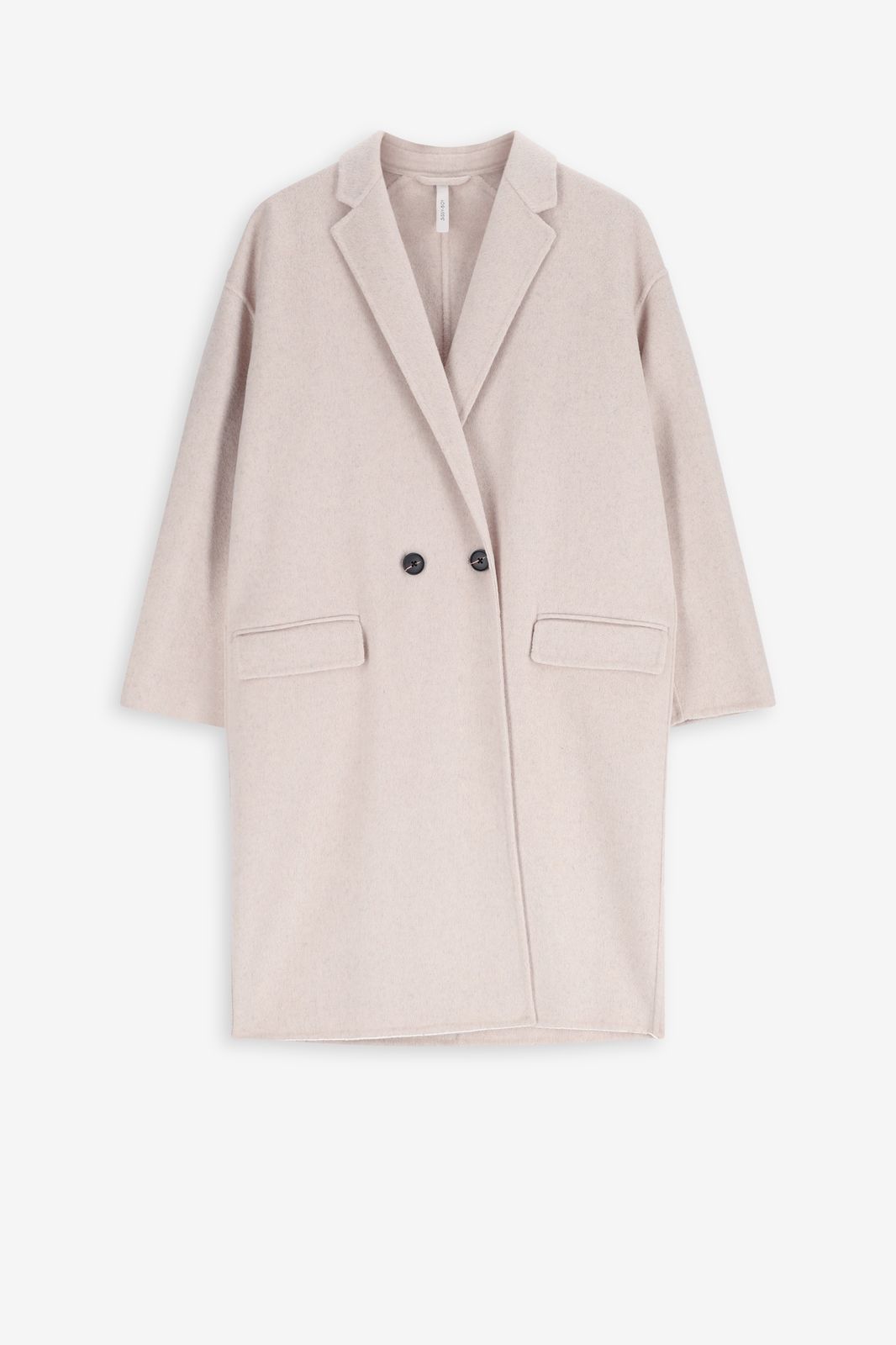 Wollmantel - beige