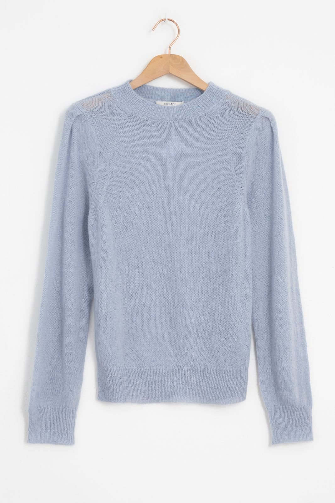 Weicher Pullover - hellblau