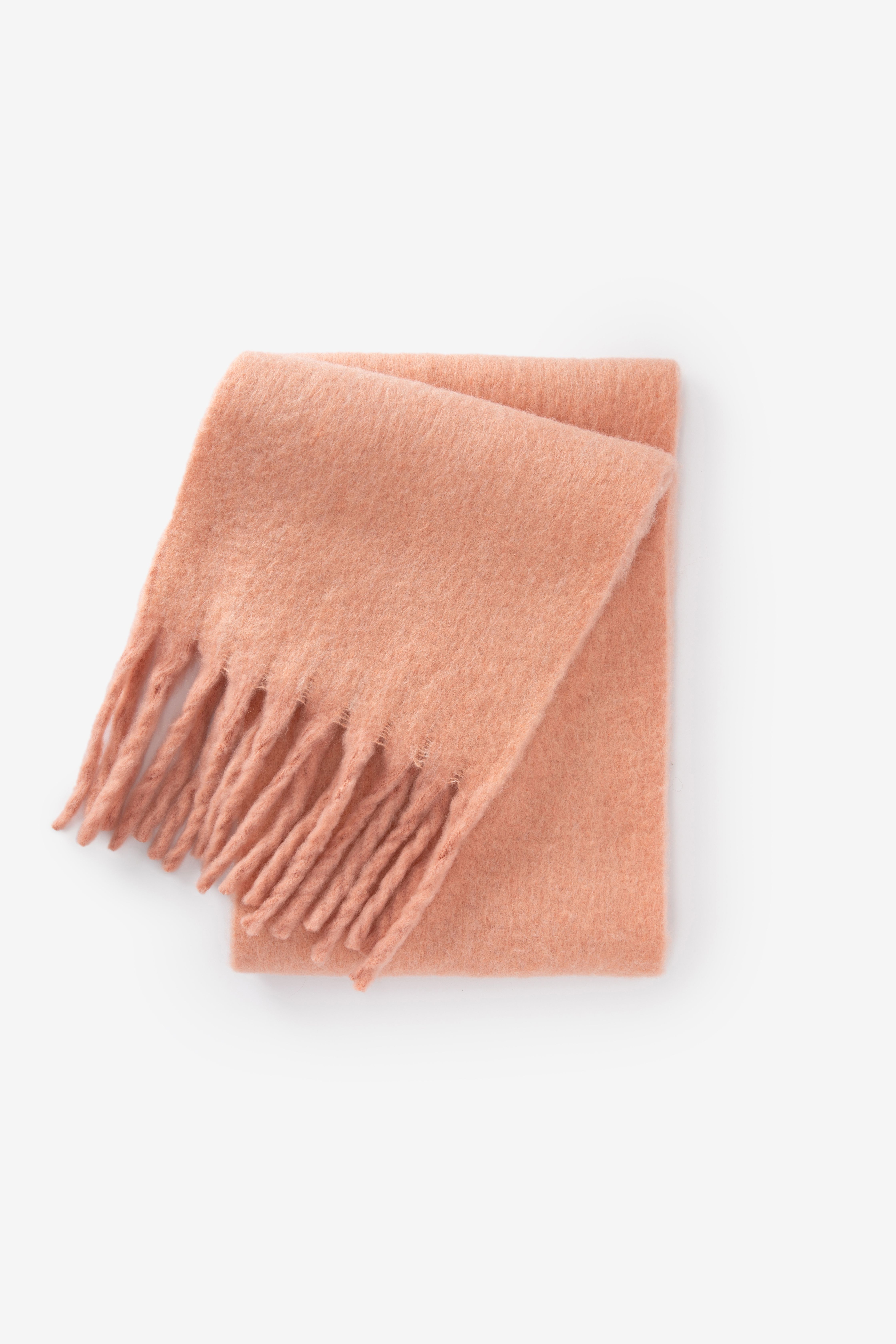 PAMPOLINA écharpe colorée + bonnet orange turquoise avec franges taille