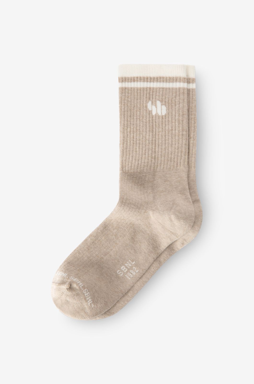 Socken mit Logo - braun