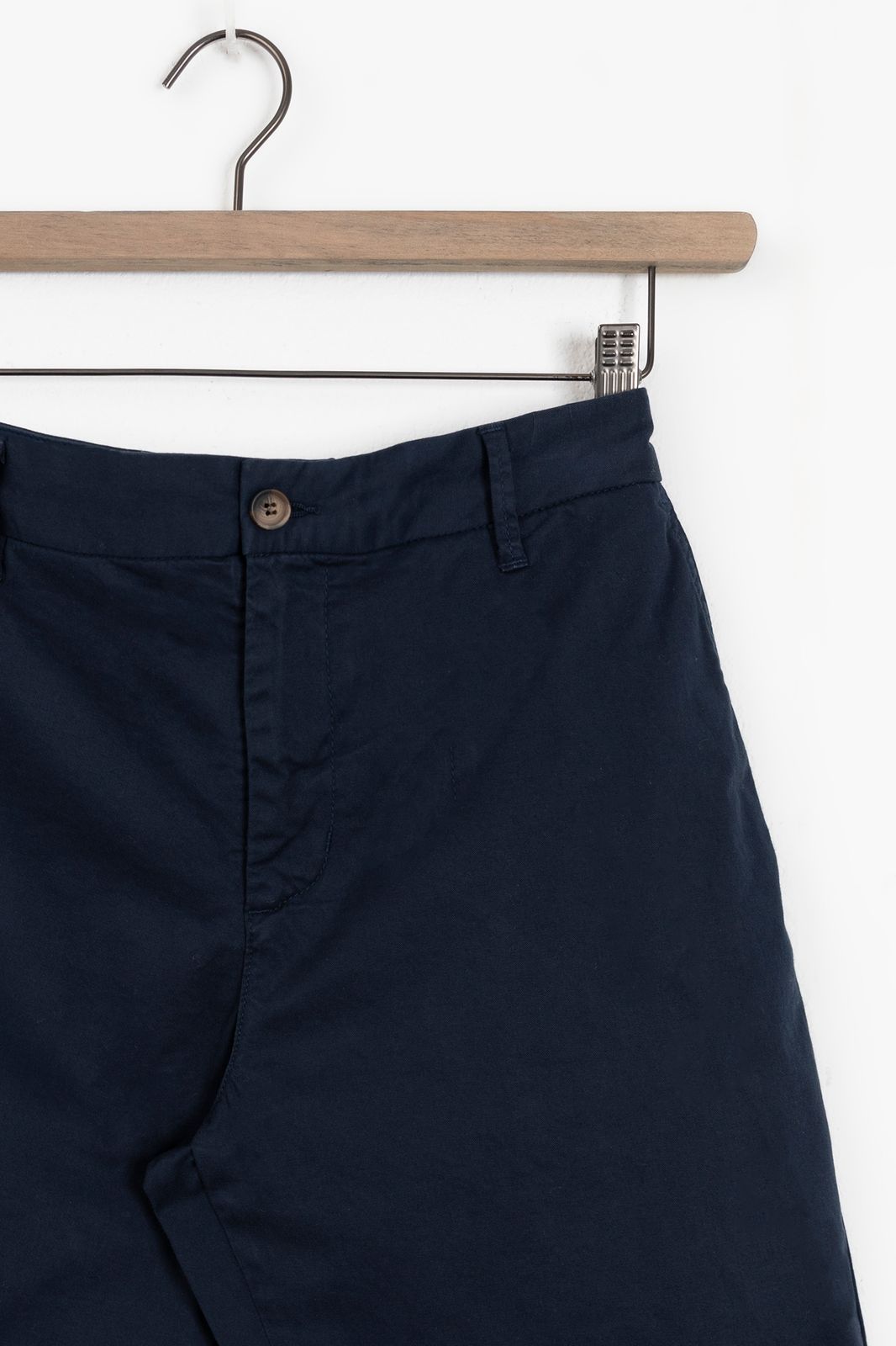 Chino-Shorts aus Baumwolle - dunkelblau
