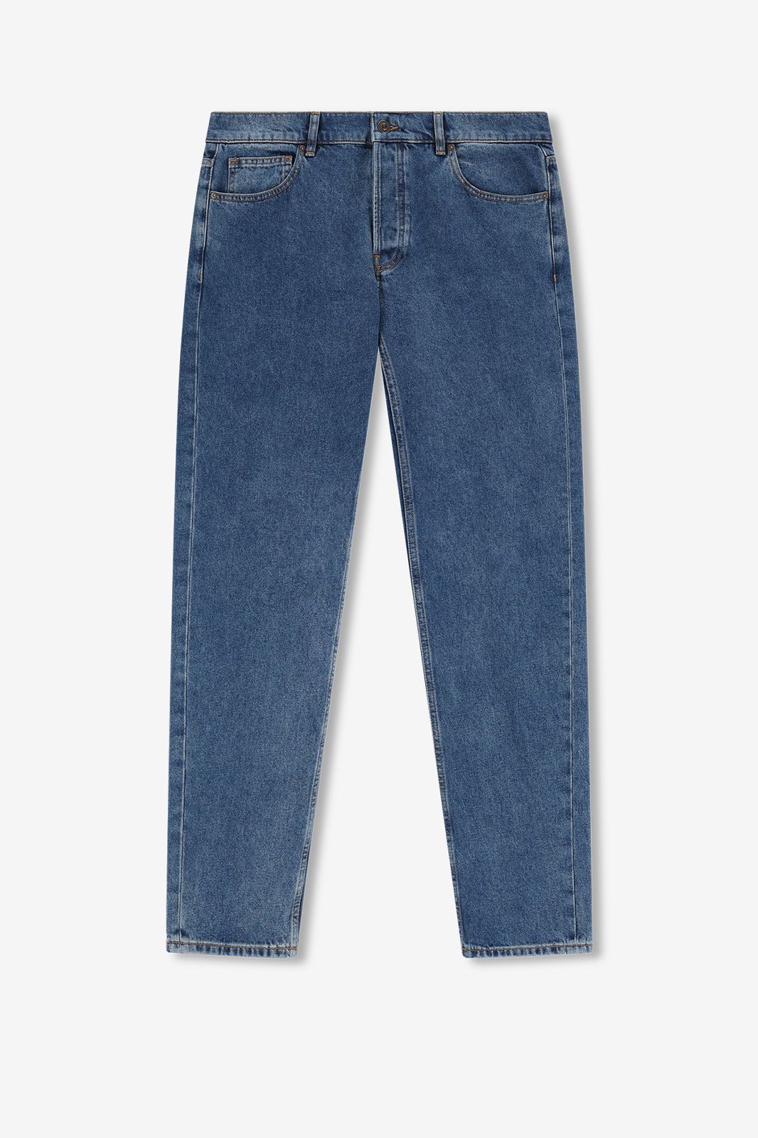 Straight Fit Jeans Plato - blau