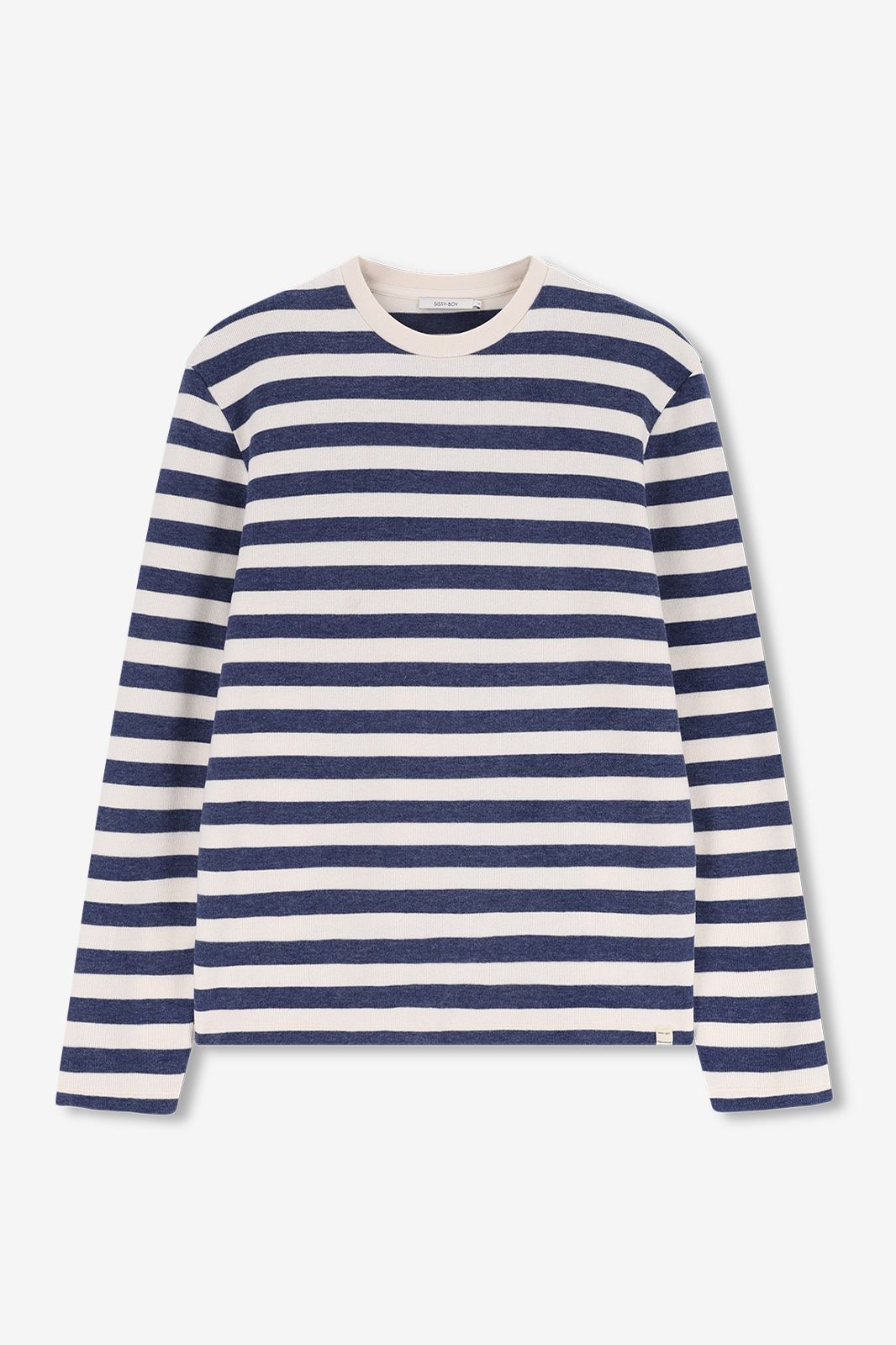 Gestreifter Sweater - blau