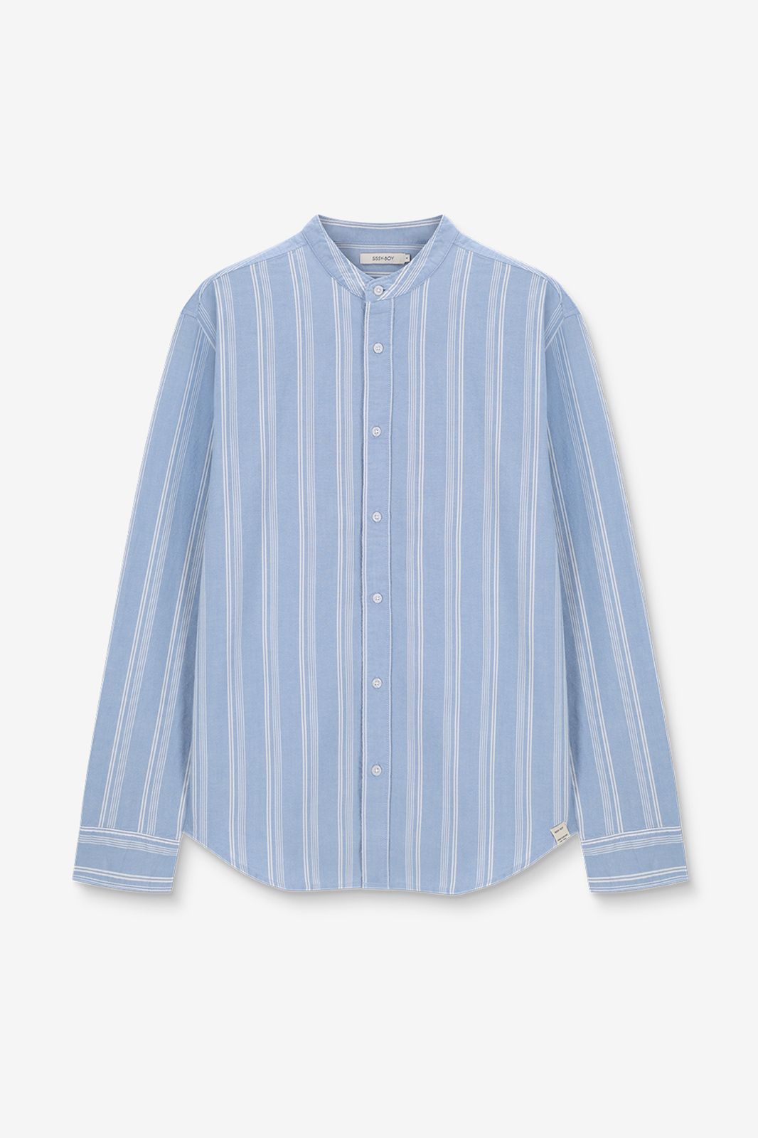 Gestreiftes Hemd - blau