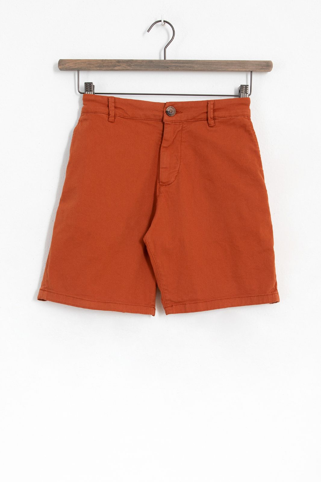 Chino-Shorts aus Baumwolle - braun