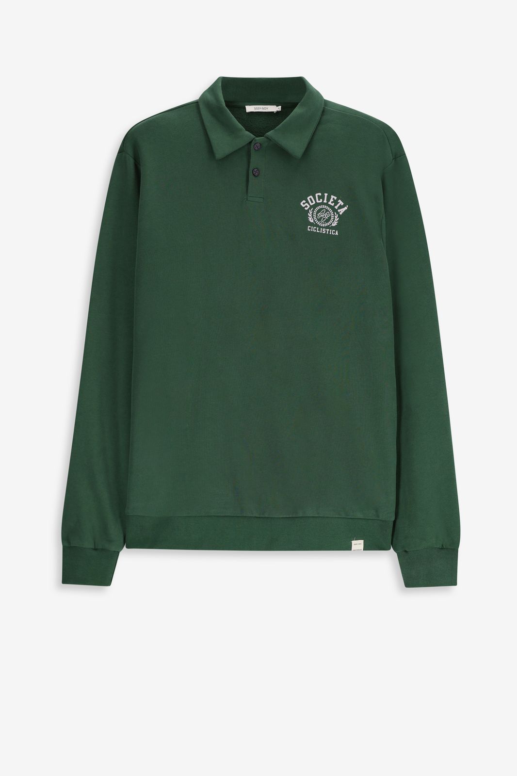 Polo-Sweater - dunkelgrün