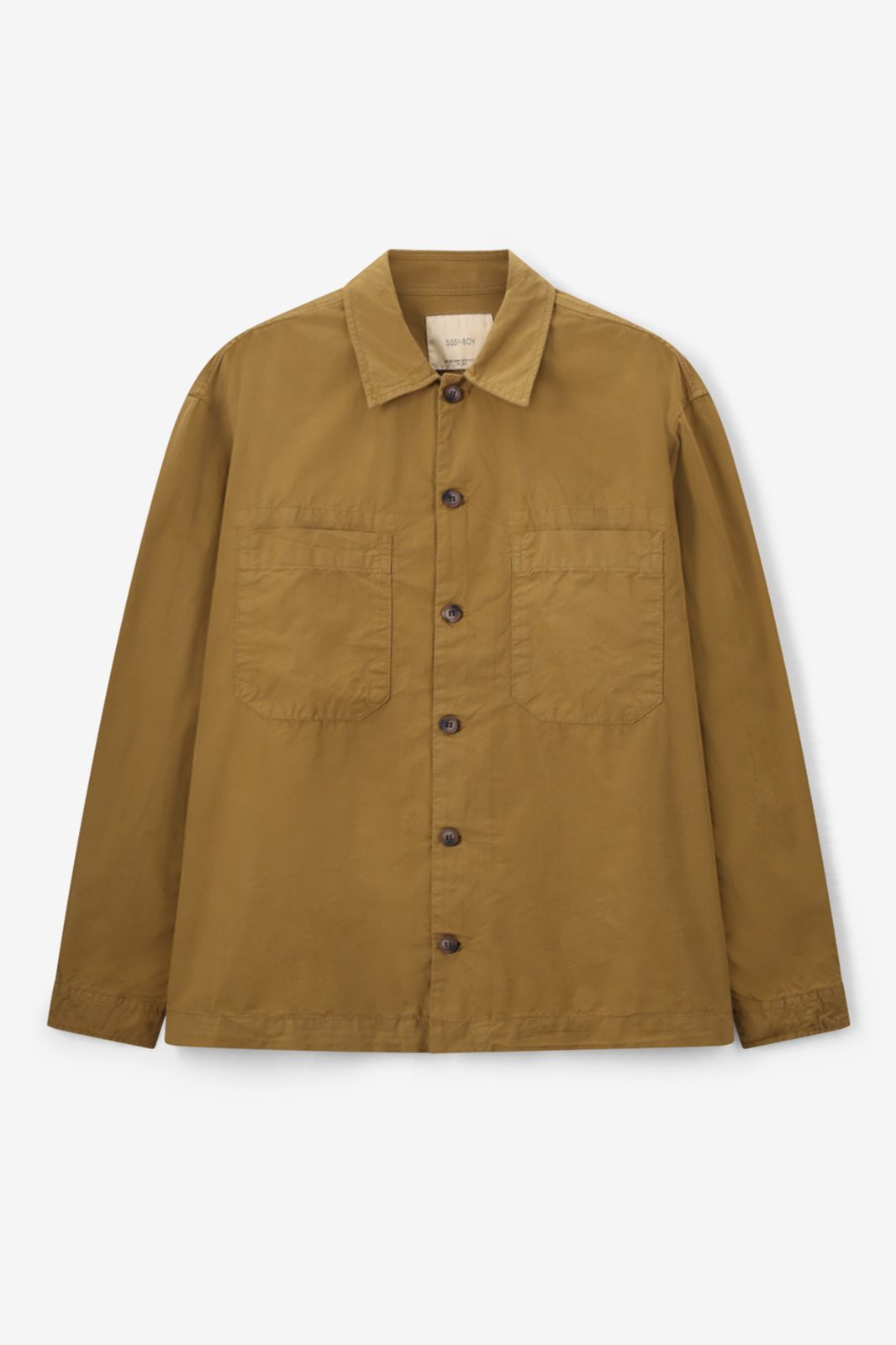 Jacke mit aufgestickten Taschen - dunkelgrün