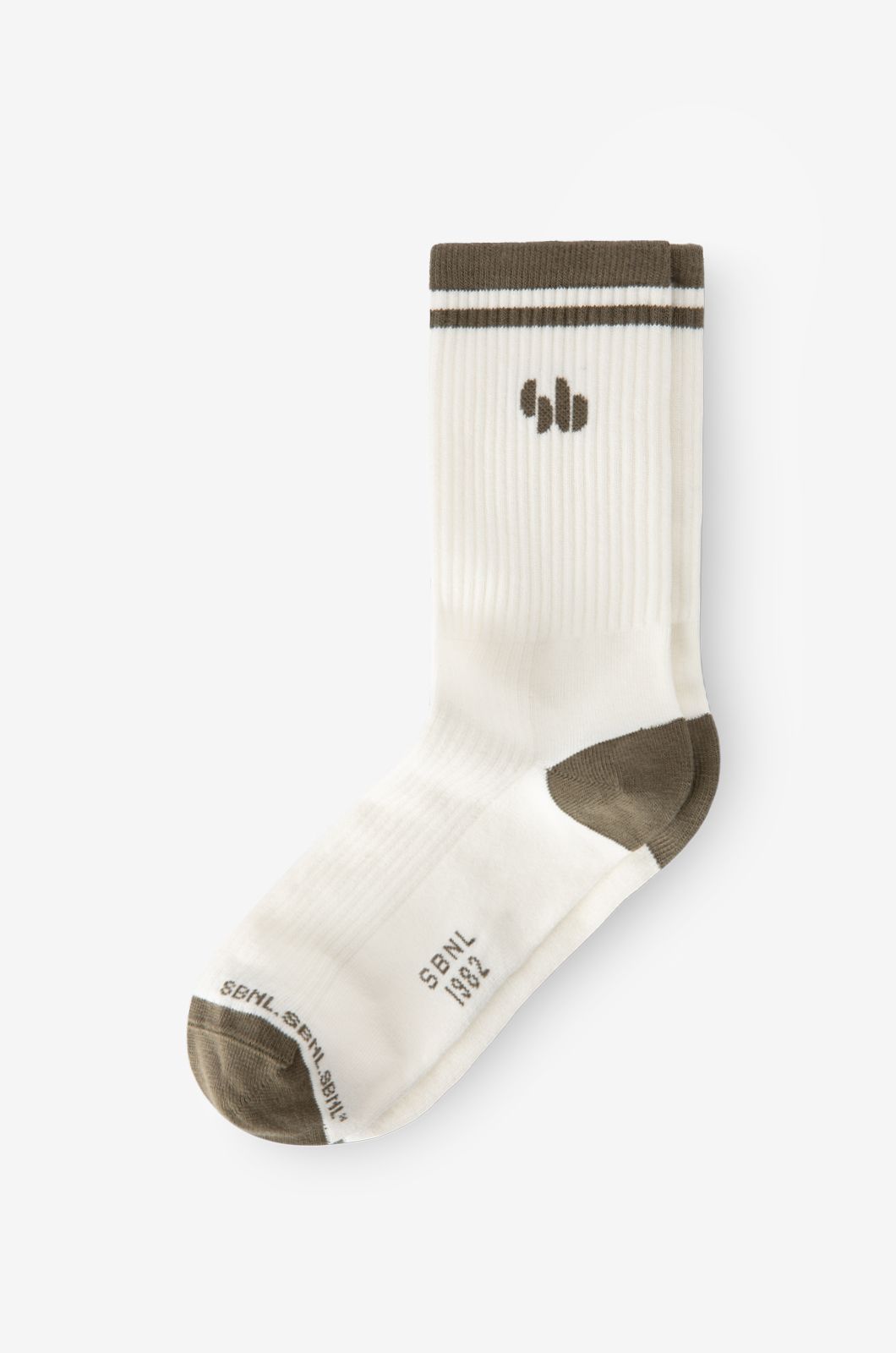 Socken mit Logo - weiß