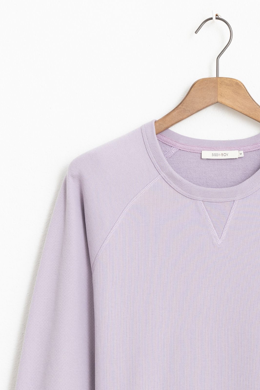 Basic-Sweater - lila