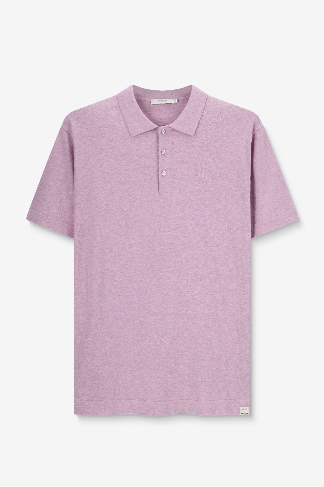 Strick-Polo - flieder
