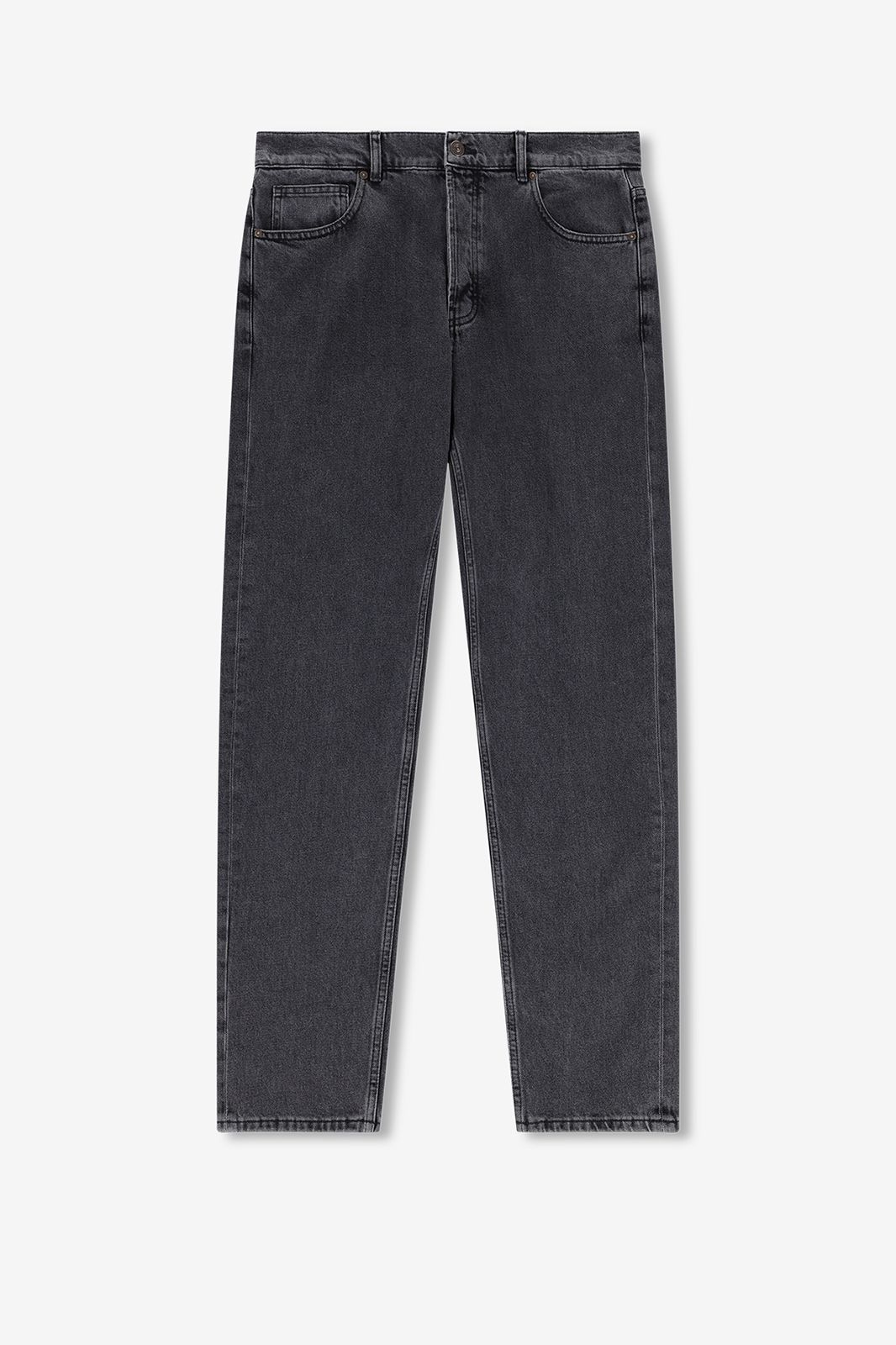 Straight Fit Jeans Plato - grau