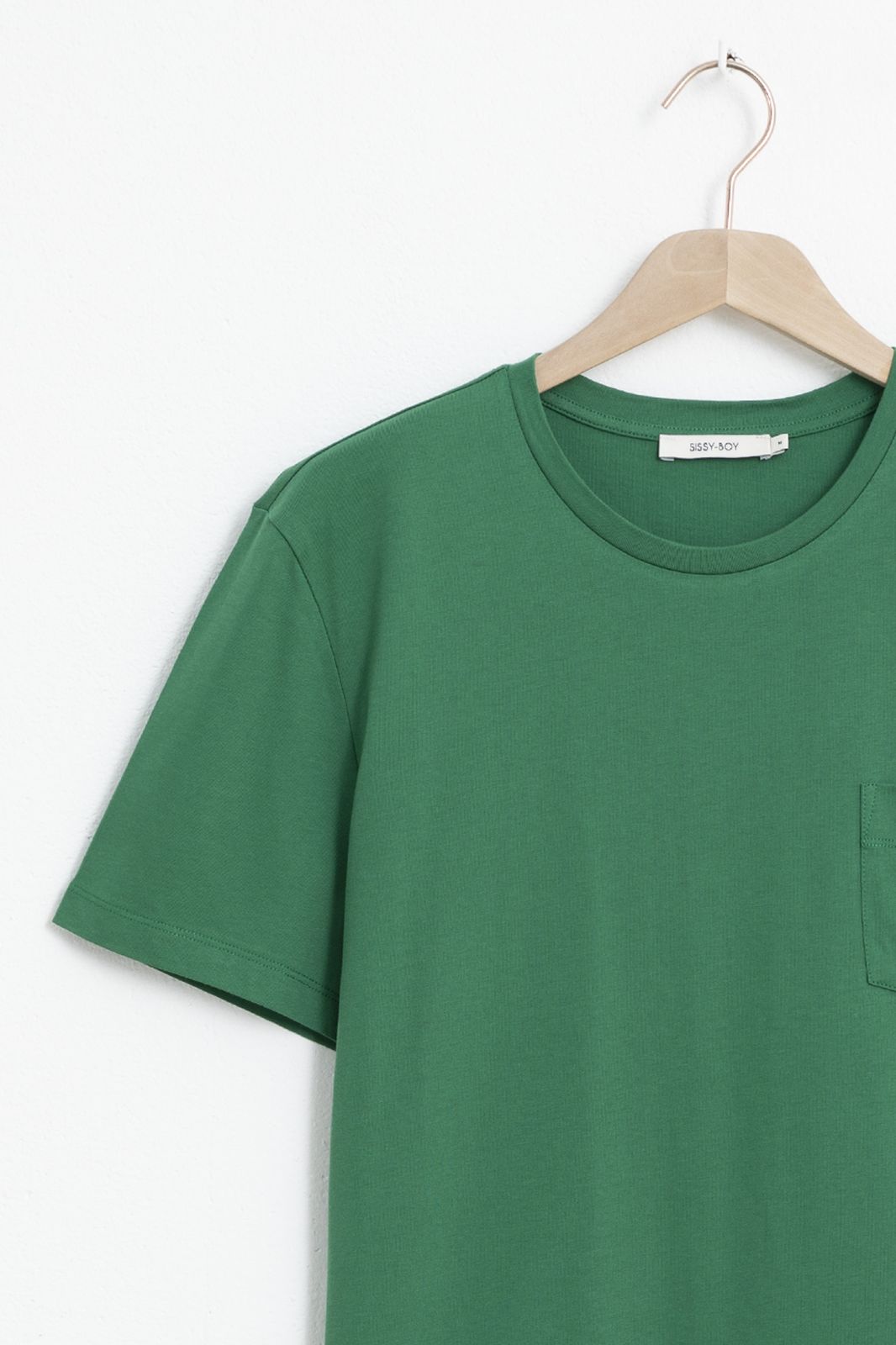 Basic-Shirt - grün