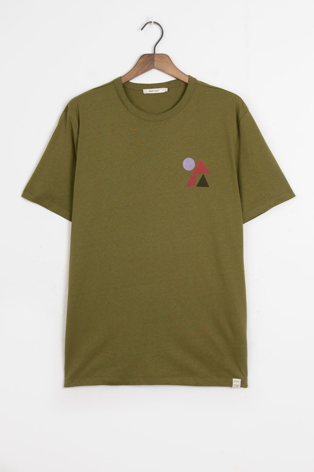 T-Shirt mit Artwork - grün
