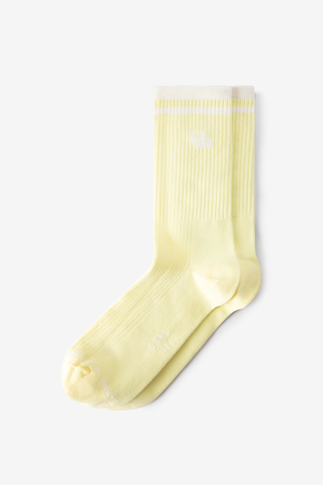 Socken mit Logo - gelb