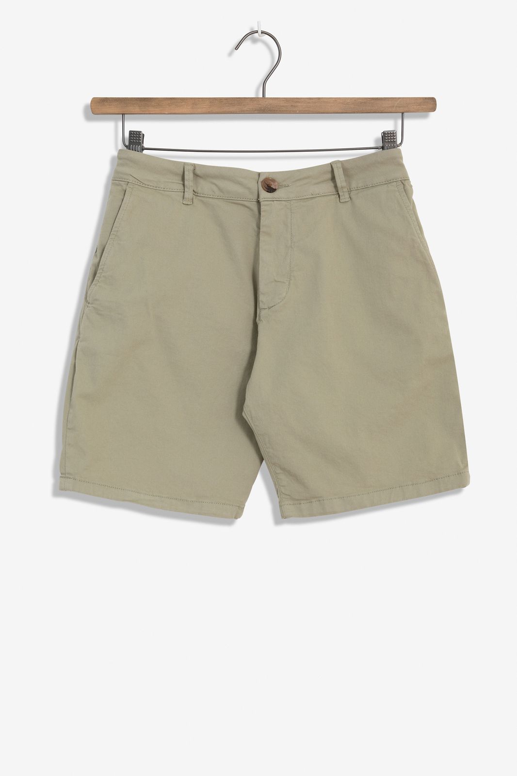 Chino-Shorts aus Baumwolle - kaki