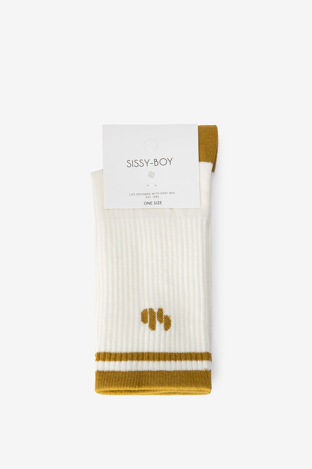 Socken mit Logo-Stickerei - weiß