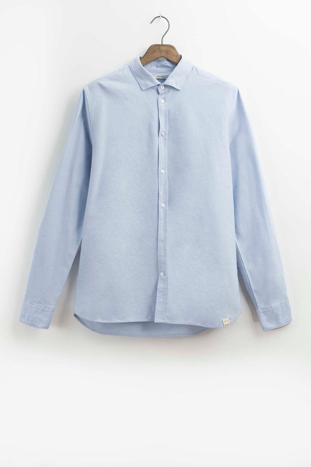 Oxford-Hemd aus Baumwolle - blau