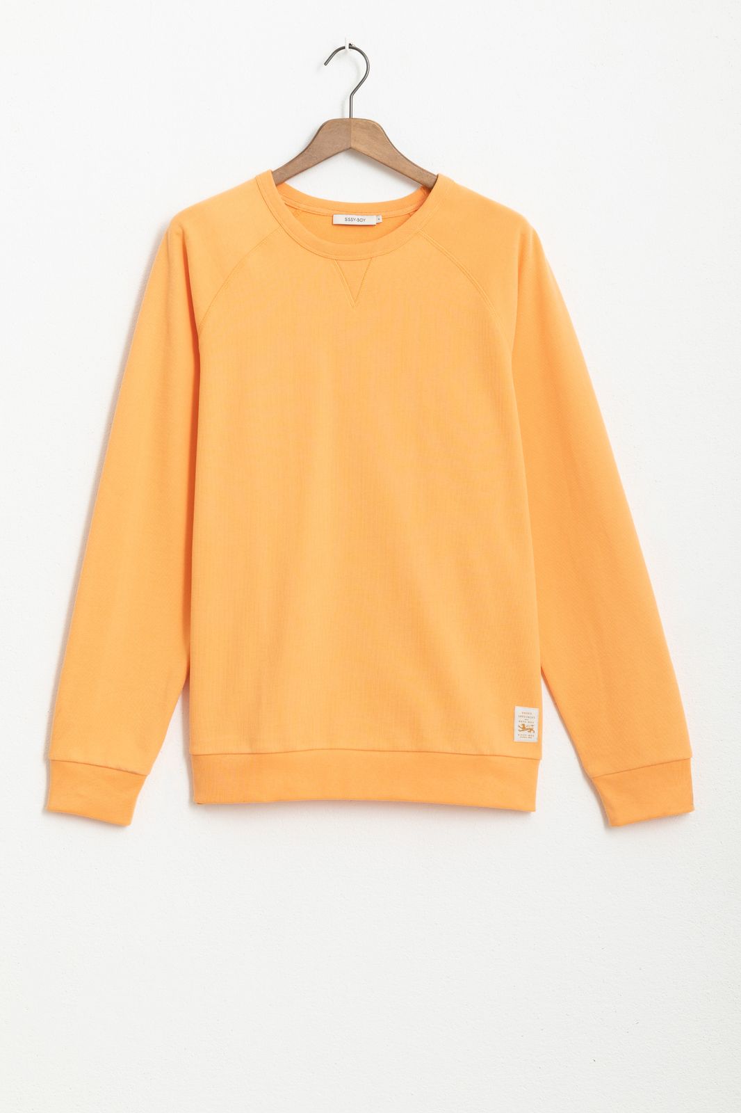 Basic-Sweater - orange