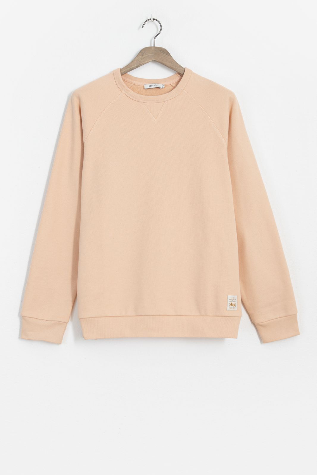 Baumwoll-Sweater - rosa