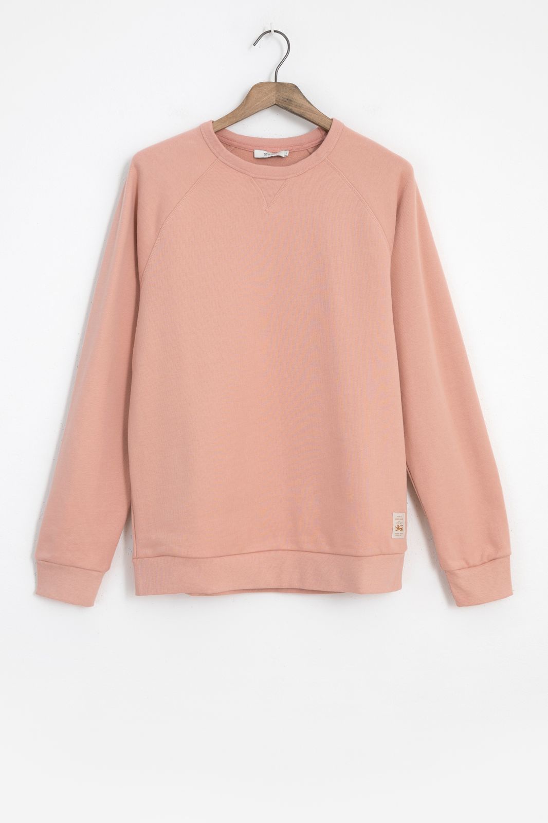 Raglan-Sweater aus Baumwolle - rosa