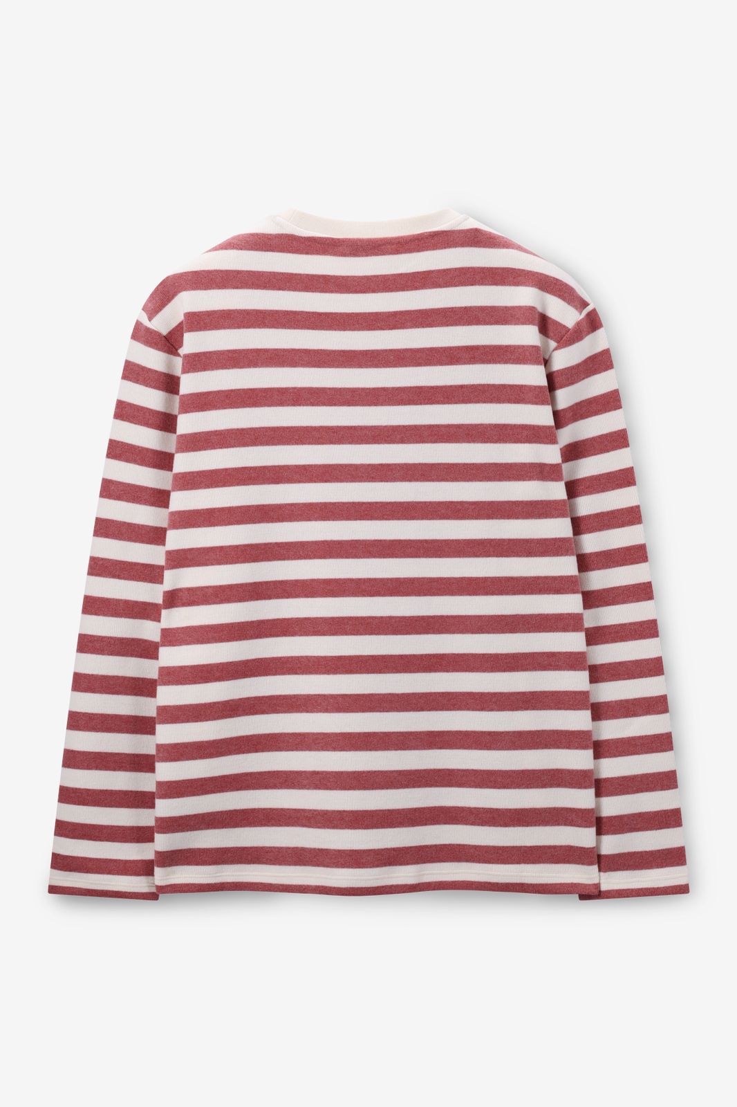 Gestreifter Sweater - rot