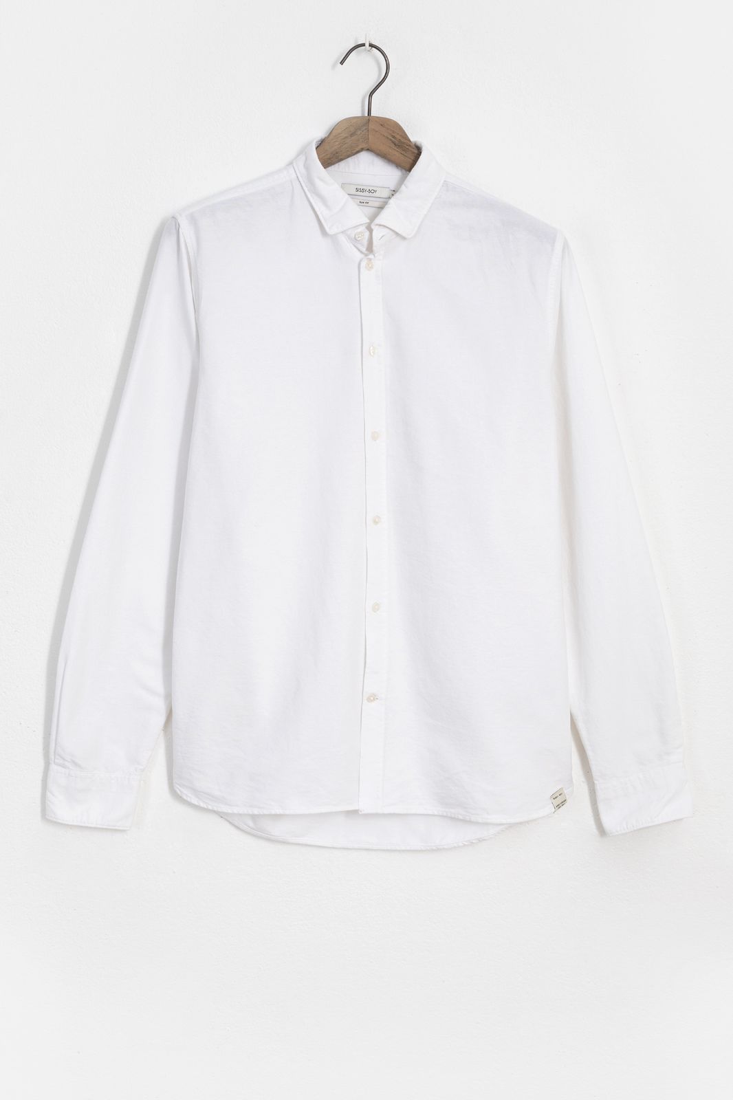 Oxford-Hemd aus Baumwolle - weiß