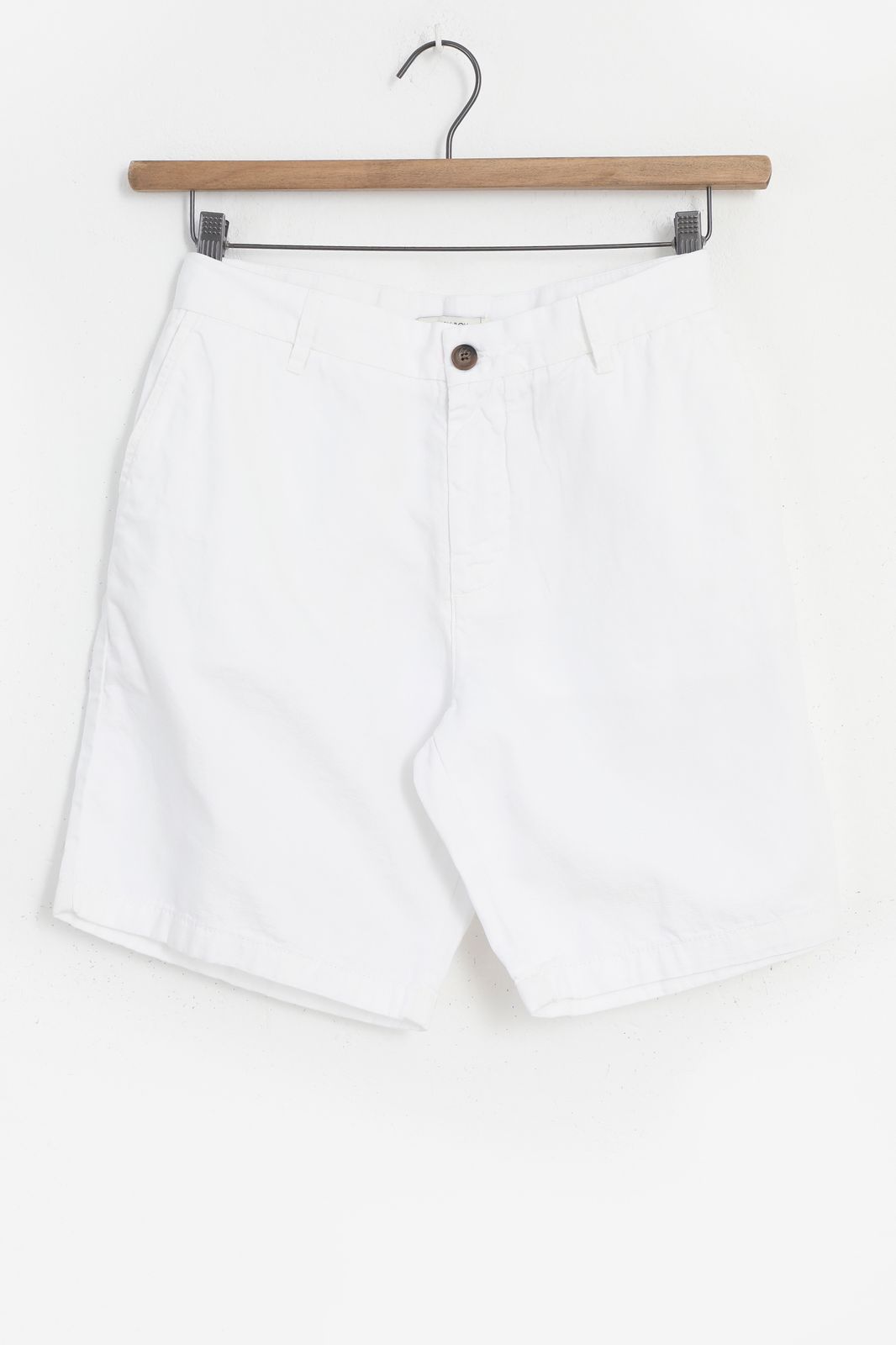 Chino-Shorts aus Baumwolle - weiß