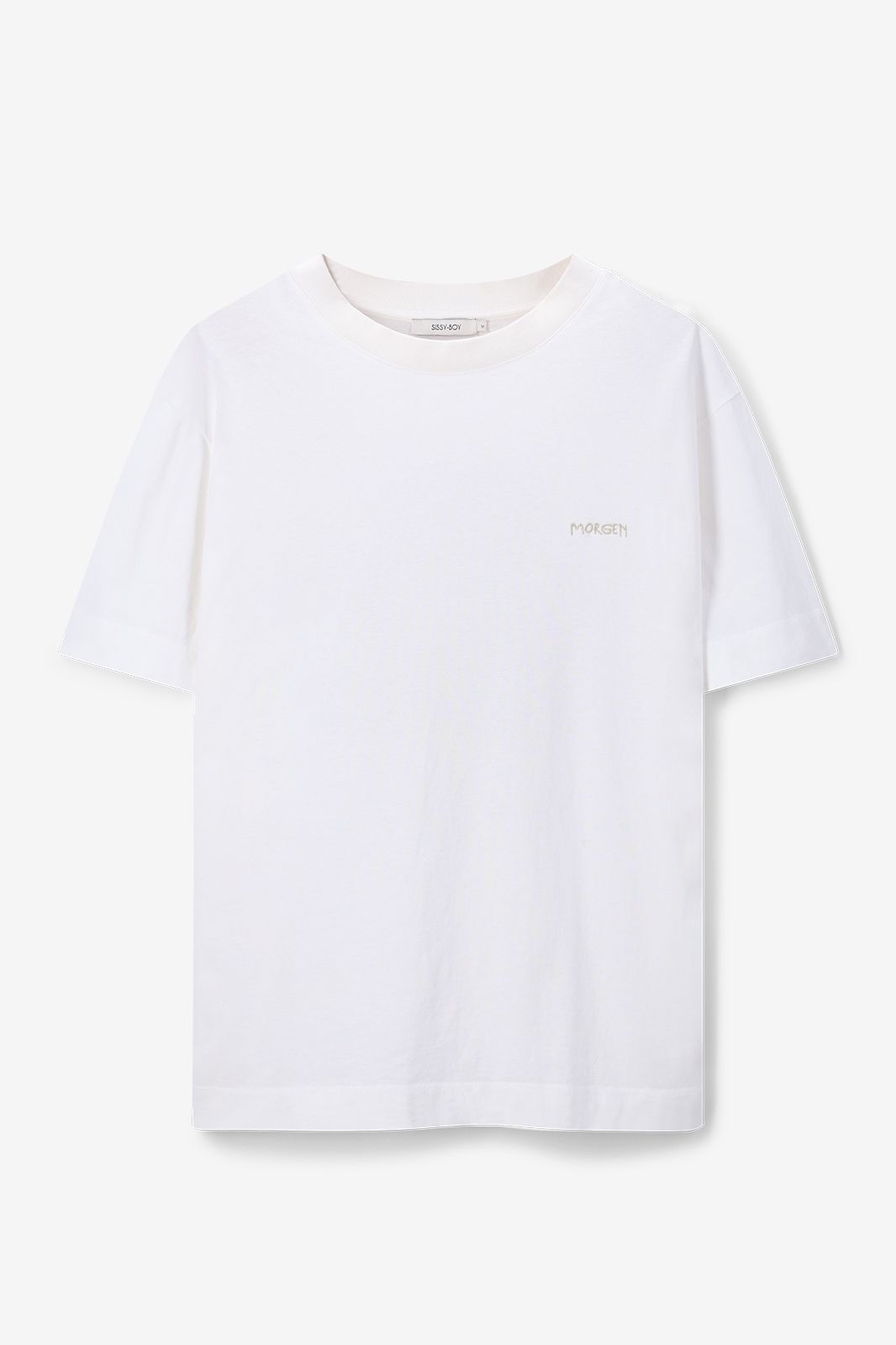 T-Shirt mit Artwork-Print - weiß