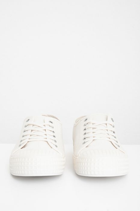 Lage witte canvas sneakers Heren Sissy-Boy