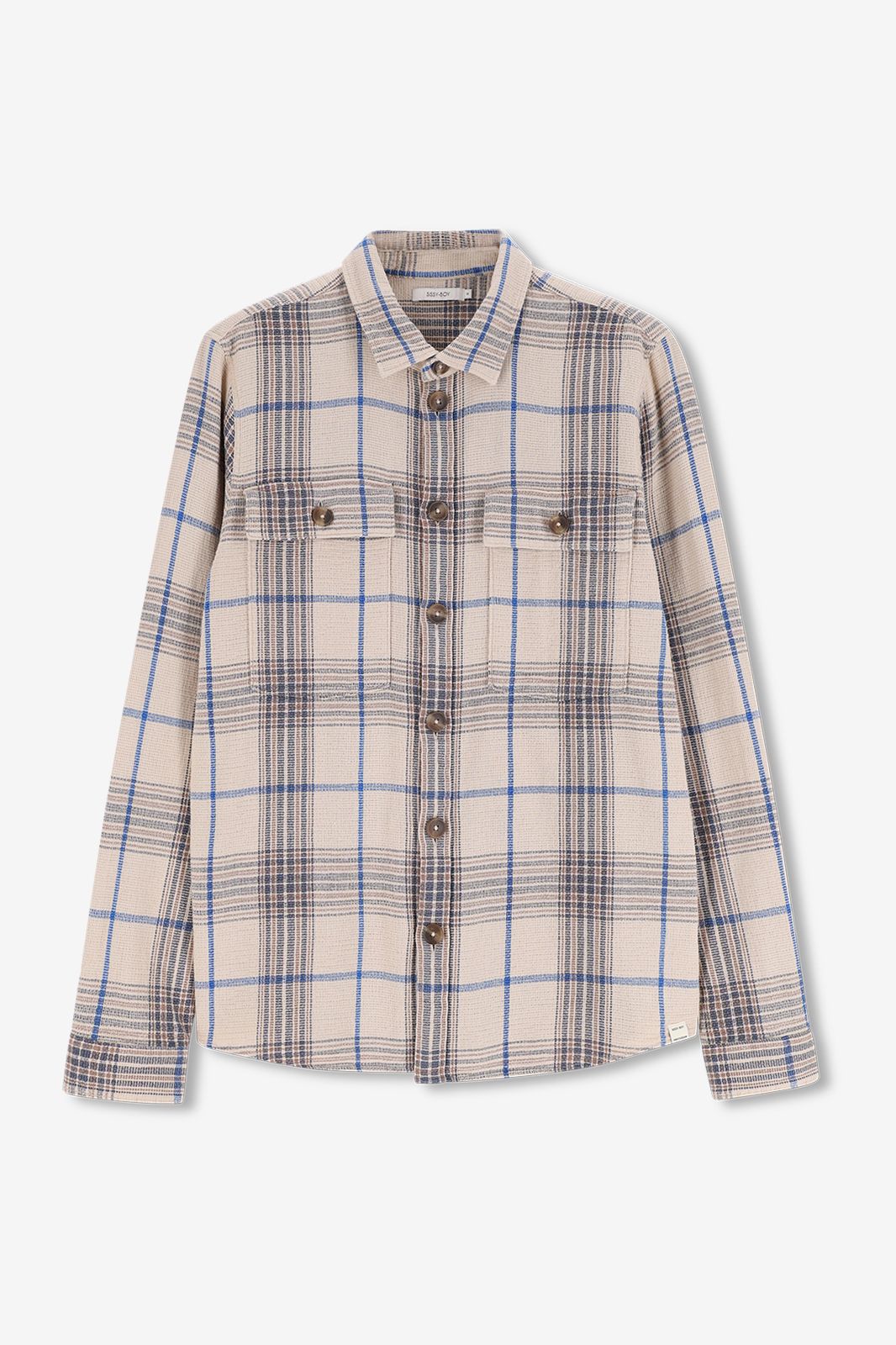 Chemise à carreaux - beige