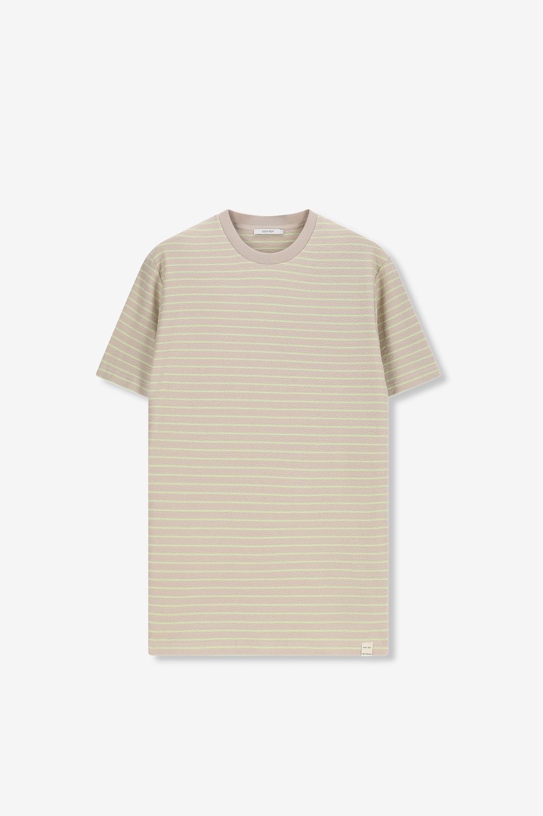 T-shirt à rayures - beige