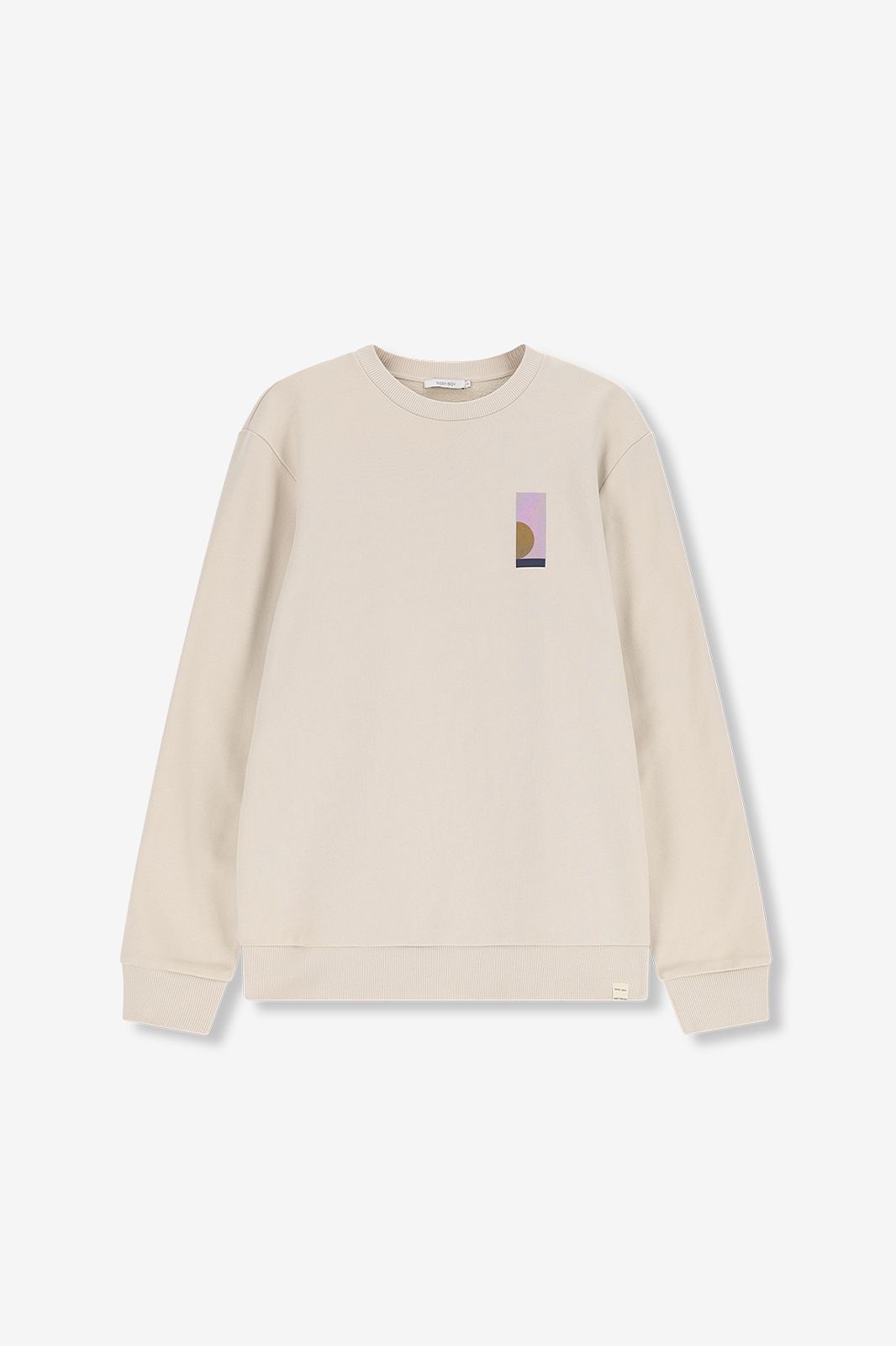 Sweat avec illustration graphique - beige