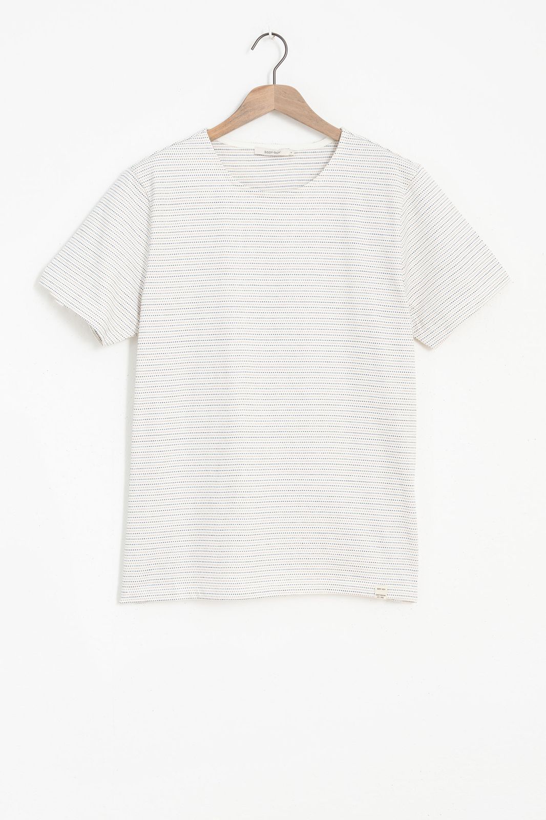 T-shirt avec points - blanc
