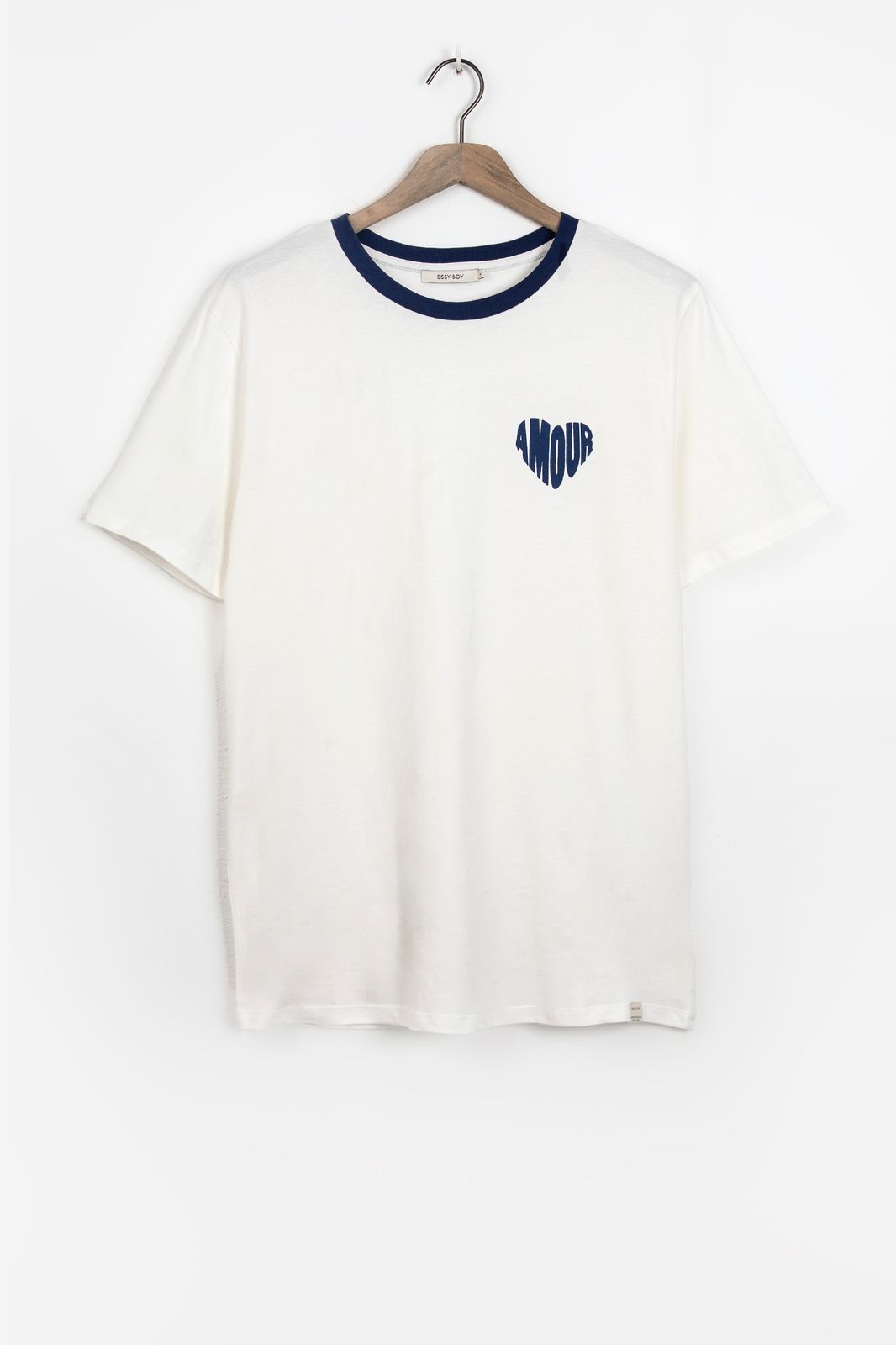 T-shirt en coton avec illustration - blanc