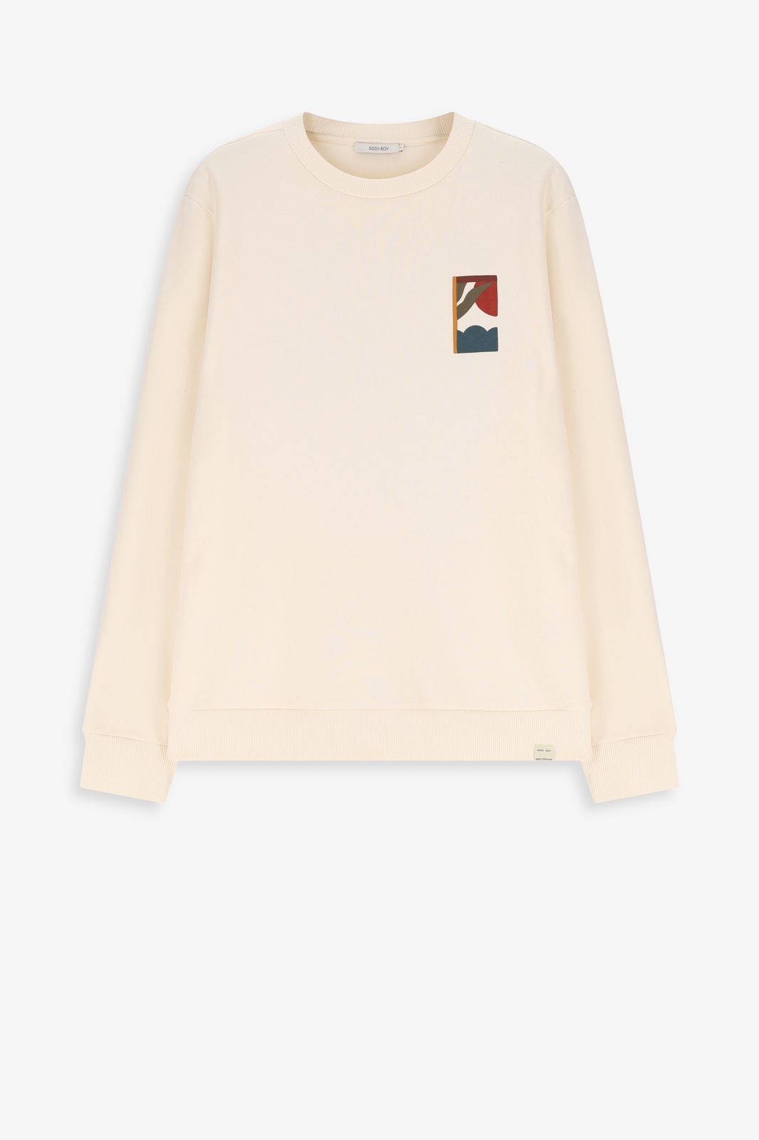 Sweat-shirt avec imprimé - blanc